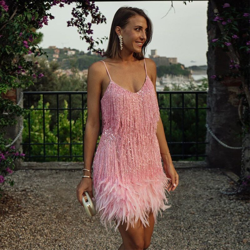Cocktailkleid mit Pailletten | Elegantes Kleid für Hochzeiten 3