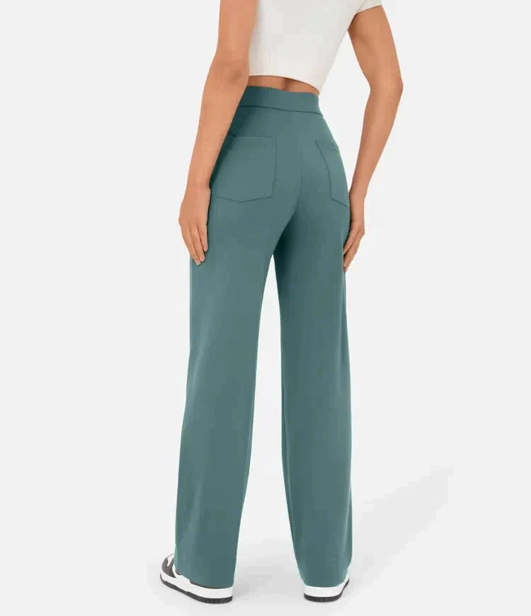 ComfortRise | Elastische Freizeithose mit hohem Bund 1