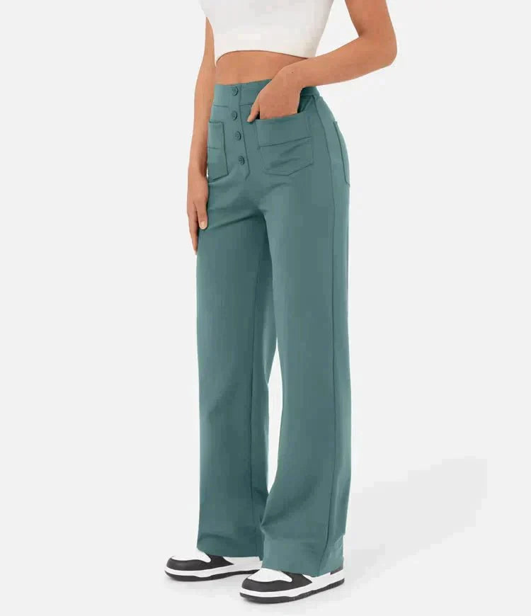 ComfortRise | Elastische Freizeithose mit hohem Bund 2