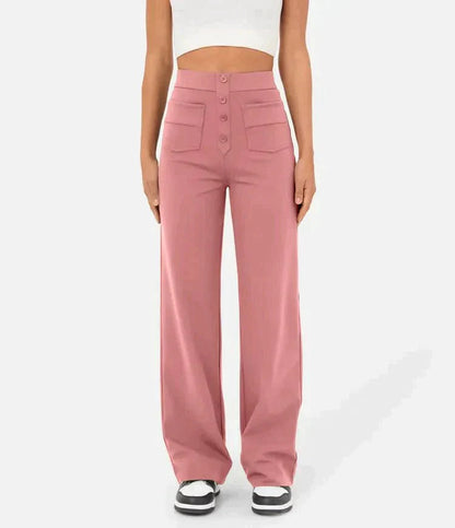 ComfortRise | Elastische Freizeithose mit hohem Bund 3