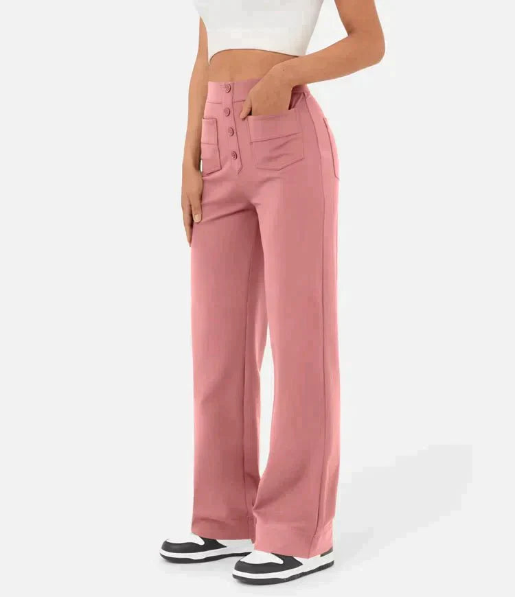 ComfortRise | Elastische Freizeithose mit hohem Bund 4
