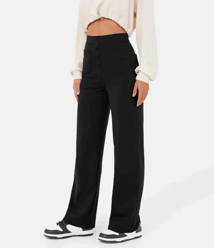 ComfortRise | Elastische Freizeithose mit hohem Bund 6