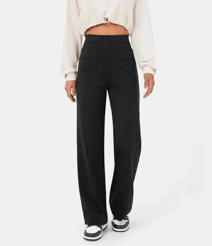 ComfortRise | Elastische Freizeithose mit hohem Bund 7