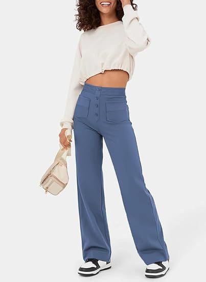 ComfortRise | Elastische Freizeithose mit hohem Bund 9