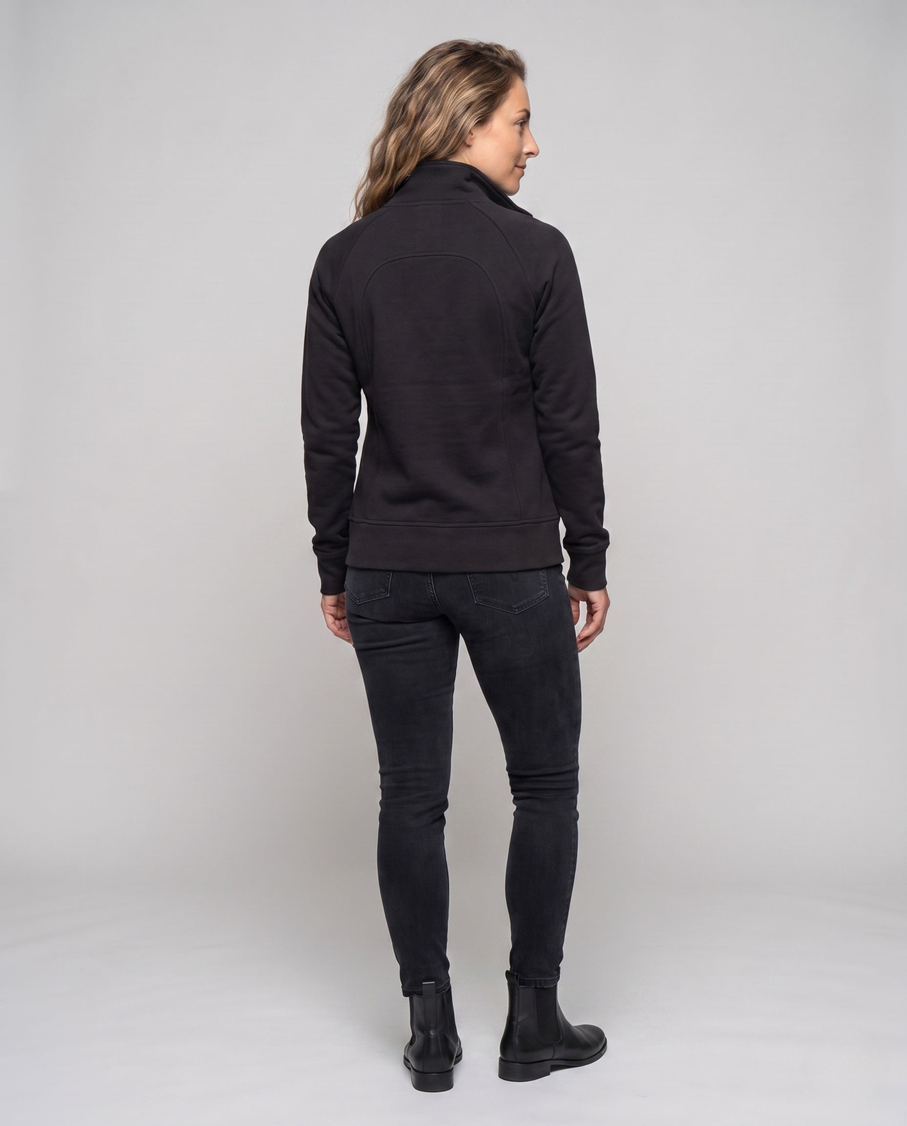 Damen Fleecejacke EB | Warme Freizeitjacke mit Raglanärmeln 4