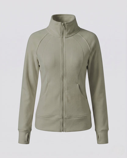 Damen Fleecejacke EB | Warme Freizeitjacke mit hohem Kragen 11