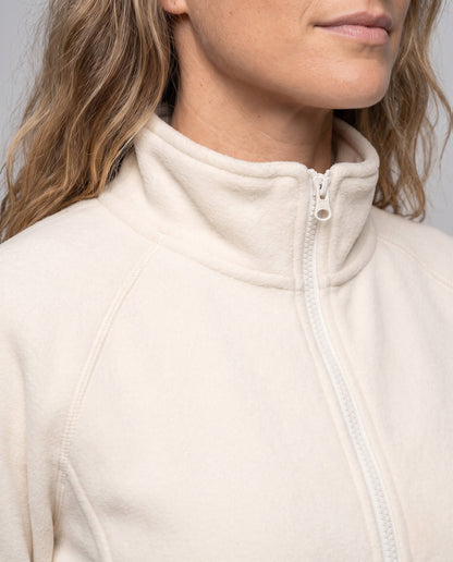 Damen Fleecejacke EB | Warme Freizeitjacke mit hohem Kragen 3