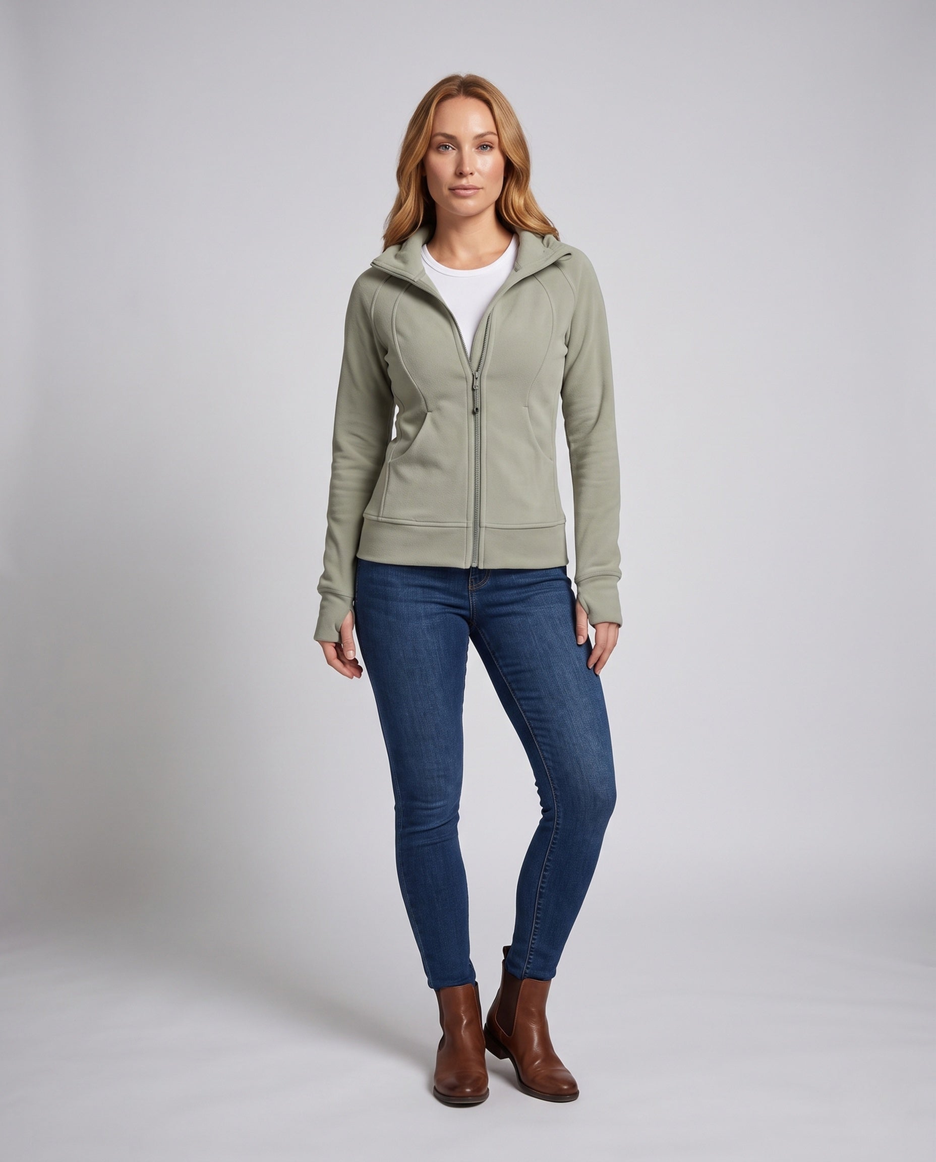 Damen Fleecejacke EB | Warme Outdoorjacke mit Tailliertem Schnitt 1