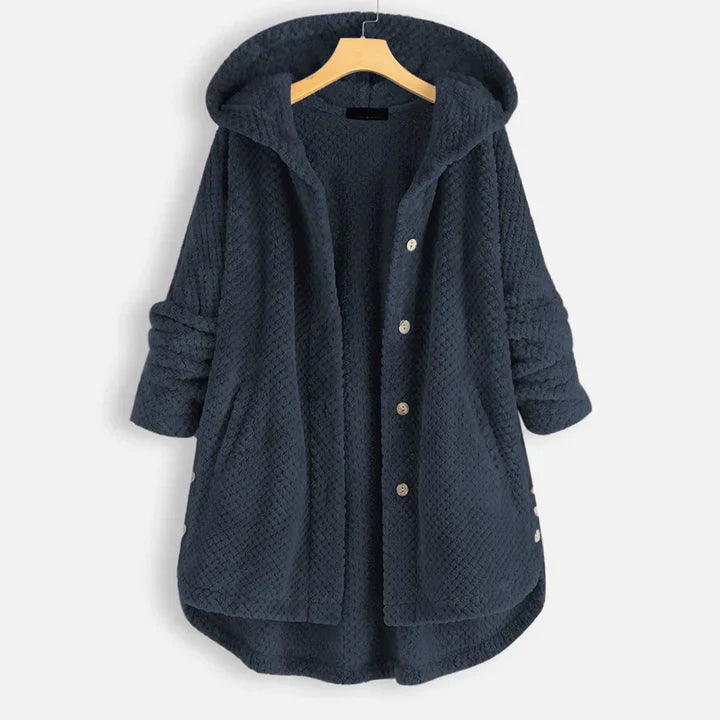 Damen Fleecejacke Lang Warm Herbst Winter 0