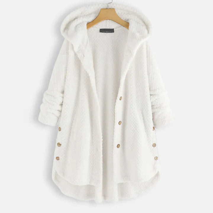 Damen Fleecejacke Lang Warm Herbst Winter 5