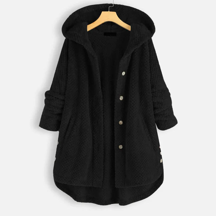 Damen Fleecejacke Lang Warm Herbst Winter 6