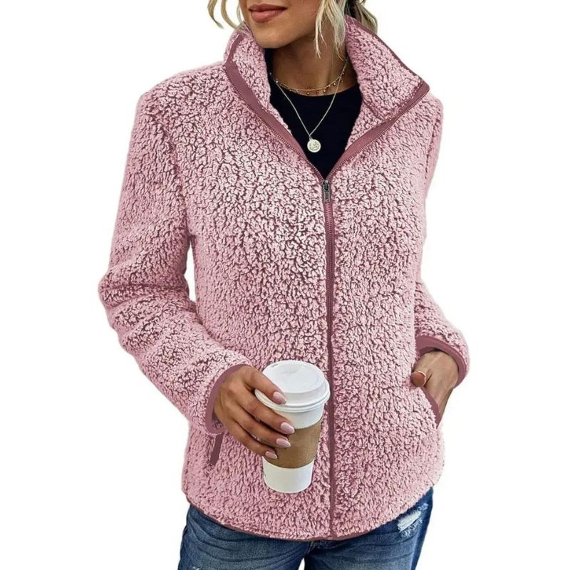Damen Fleecejacke Slim Fit Warm und Leicht 1