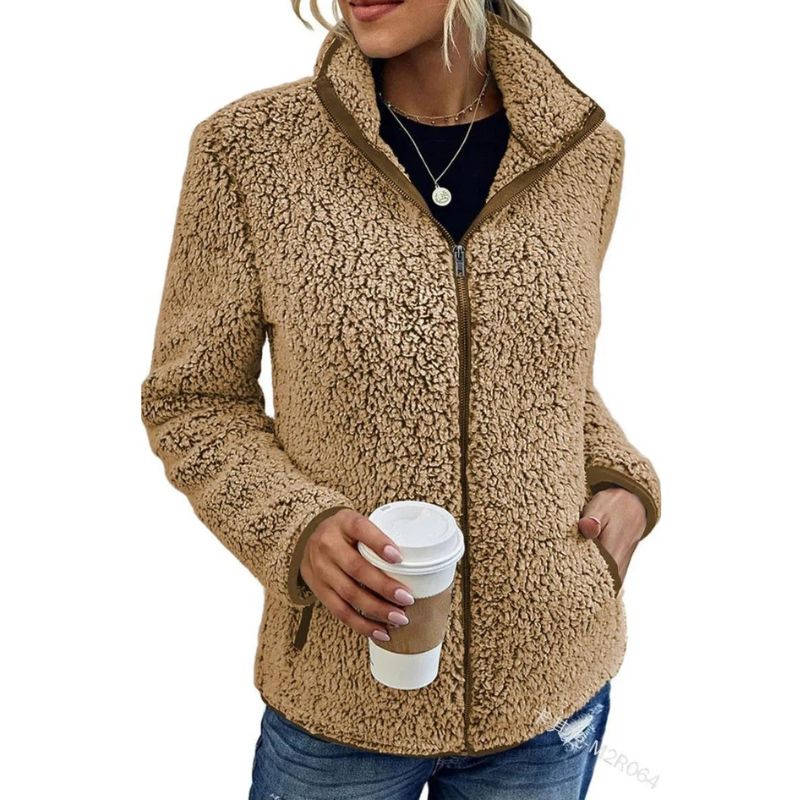 Damen Fleecejacke Slim Fit Warm und Leicht 2
