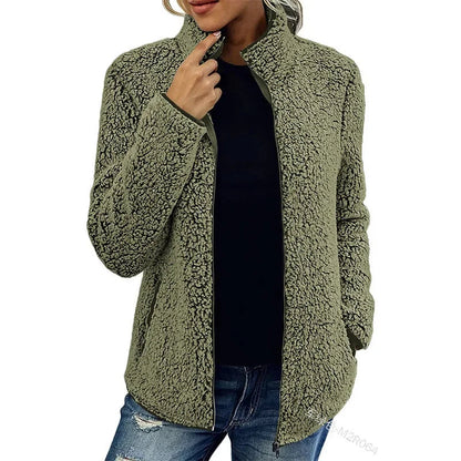 Damen Fleecejacke Slim Fit Warm und Leicht 3