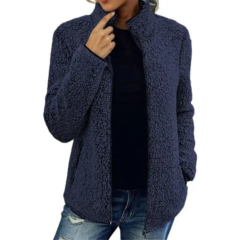 Damen Fleecejacke Slim Fit Warm und Leicht 4