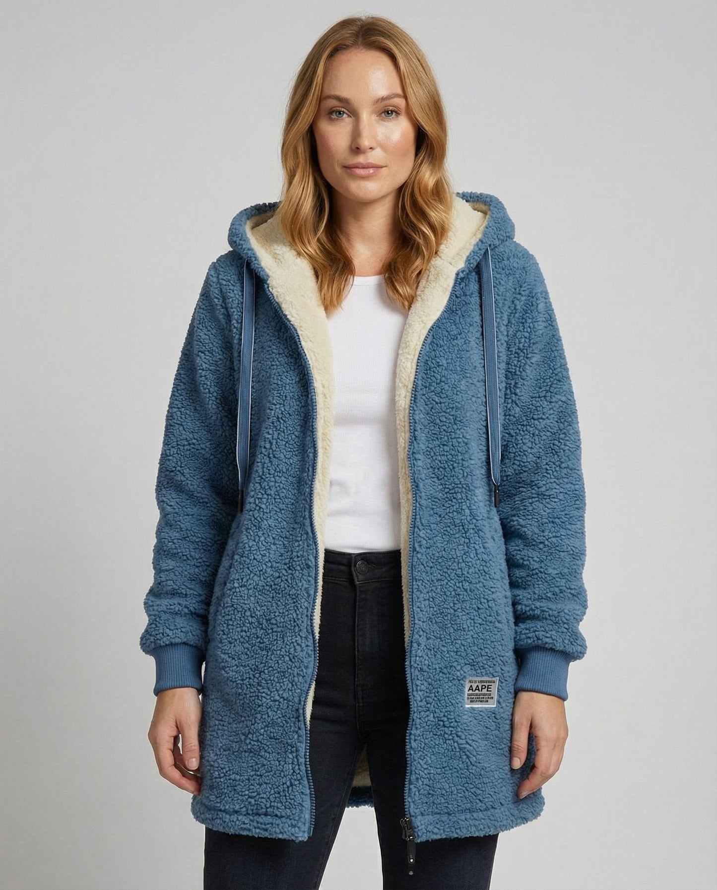 Damen Fleecejacke Warm Komfortabel Stilvoll 0