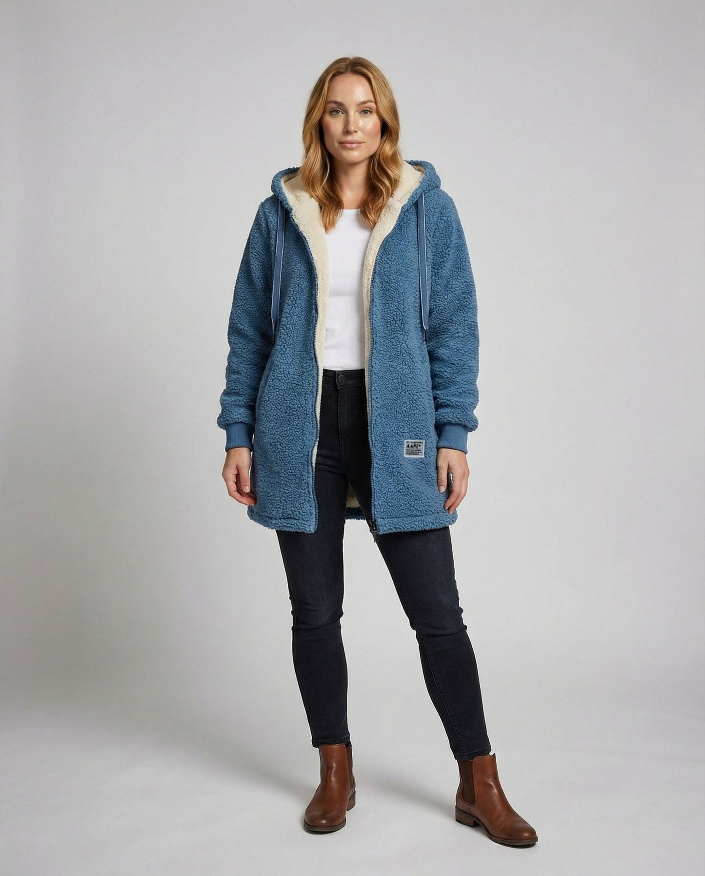 Damen Fleecejacke Warm Komfortabel Stilvoll 1