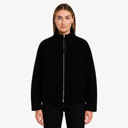 Damen Fleecejacke mit Reißverschluss | Bequeme Zip-Up Jacke 2
