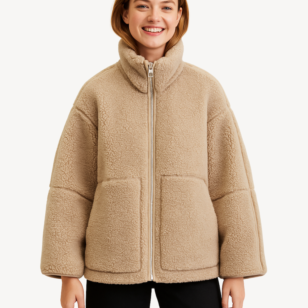 Damen Fleecejacke mit Reißverschluss | Bequeme Zip-Up Jacke 5