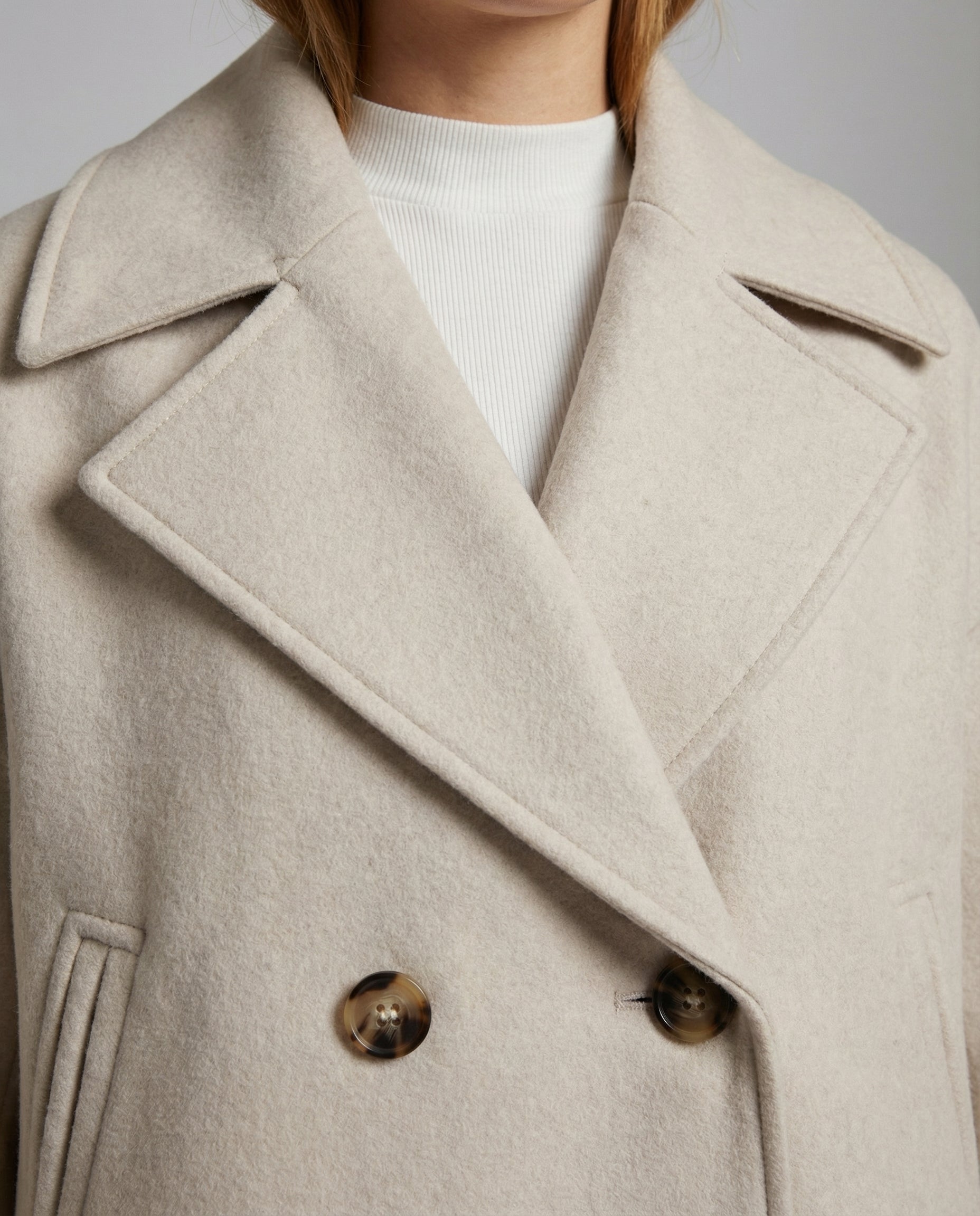 Damen Jacke Kurzschnitt | Zweireihige Modejacke 8