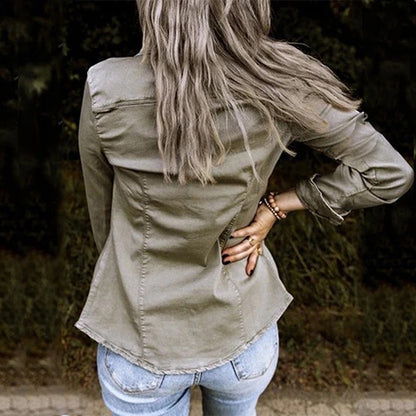 Damen Jeansjacke Denim | Vielseitige Jeansjacke für Alltag 2