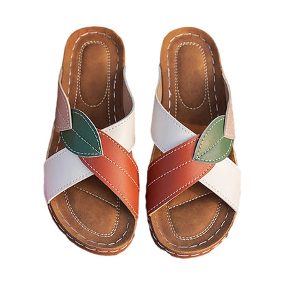 Damen Keilsandalen | Atmungsaktive Slip-On-Schuhe 2