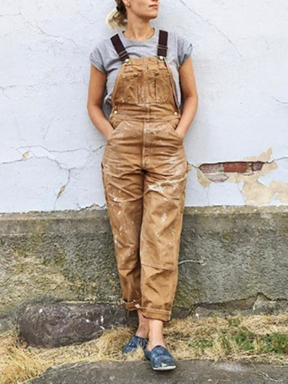 Damen Latzhose | Bequemer Jumpsuit für Freizeit und Beruf 2