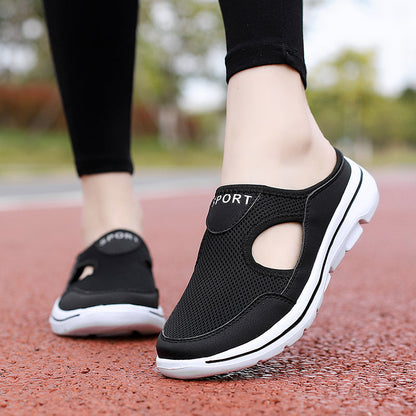 Damen Mesh-Pantoletten | Slip-On mit seitlichen Ausschnitten 5