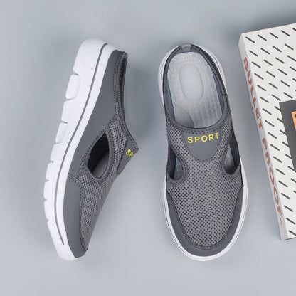 Damen Mesh-Pantoletten | Slip-On mit seitlichen Ausschnitten 7