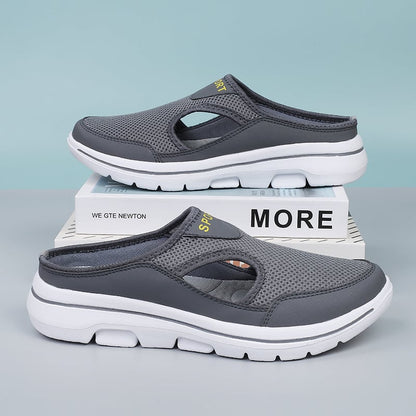 Damen Mesh-Pantoletten | Slip-On mit seitlichen Ausschnitten 9