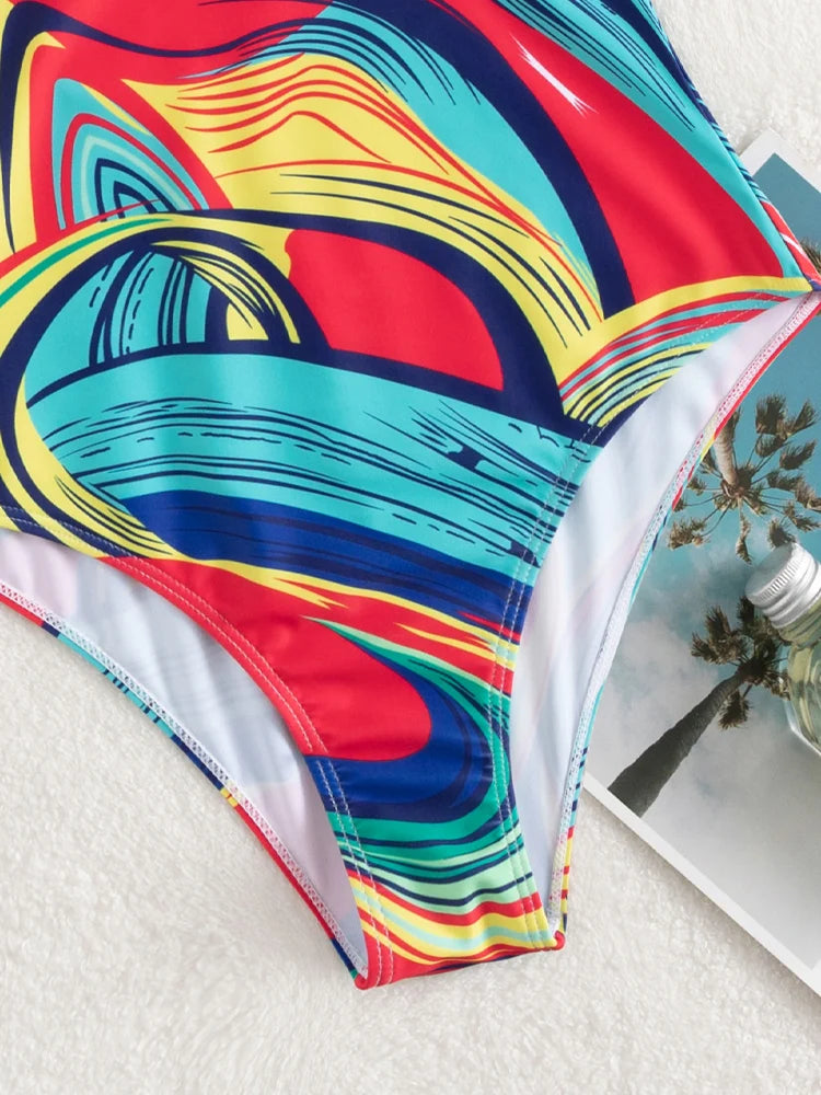 Damen Monokini | Sexy Einteiliger Badeanzug mit Push-Up-Effekt 4