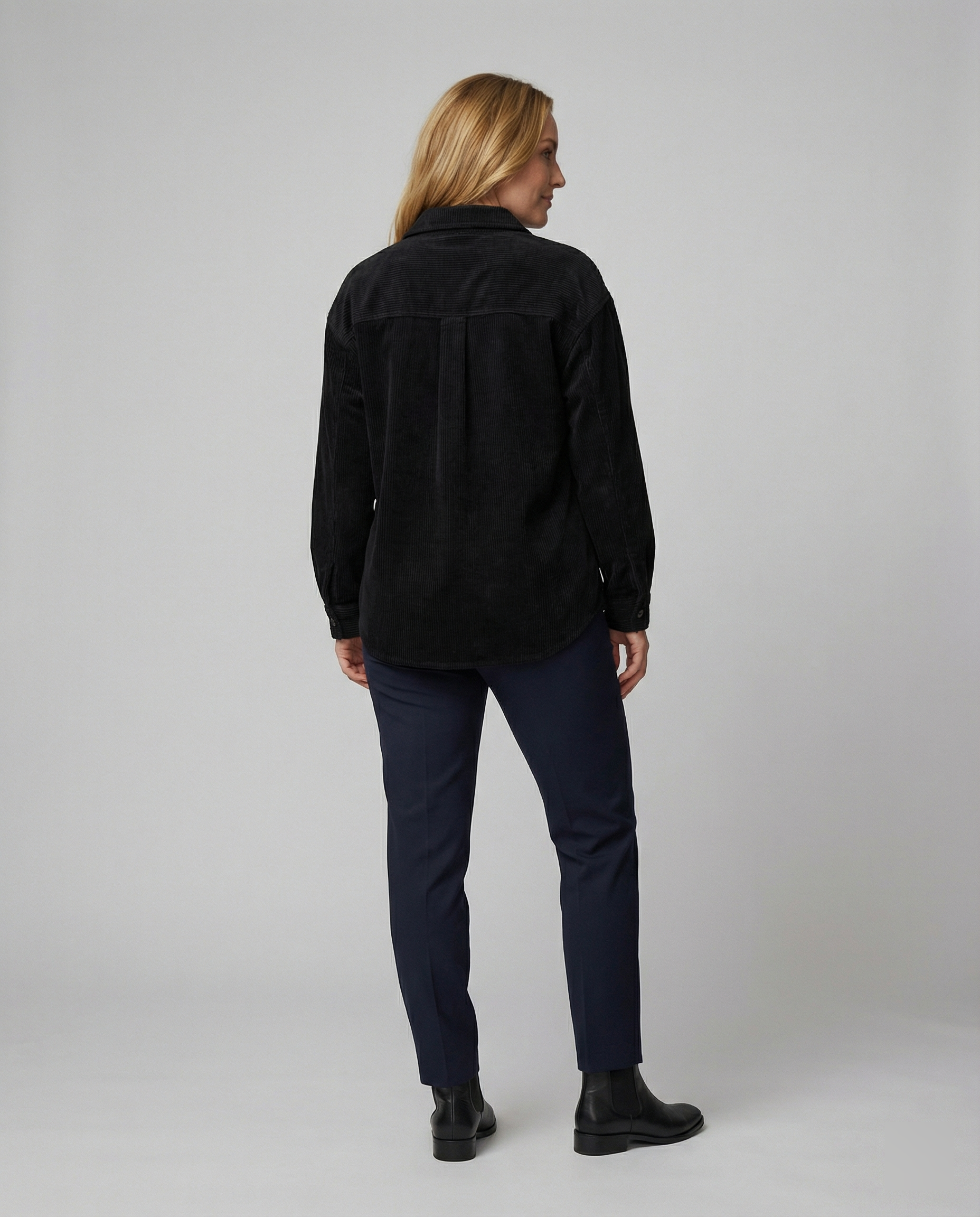 Damen Overshirt Jacke Elegant Übergangsjacke 2