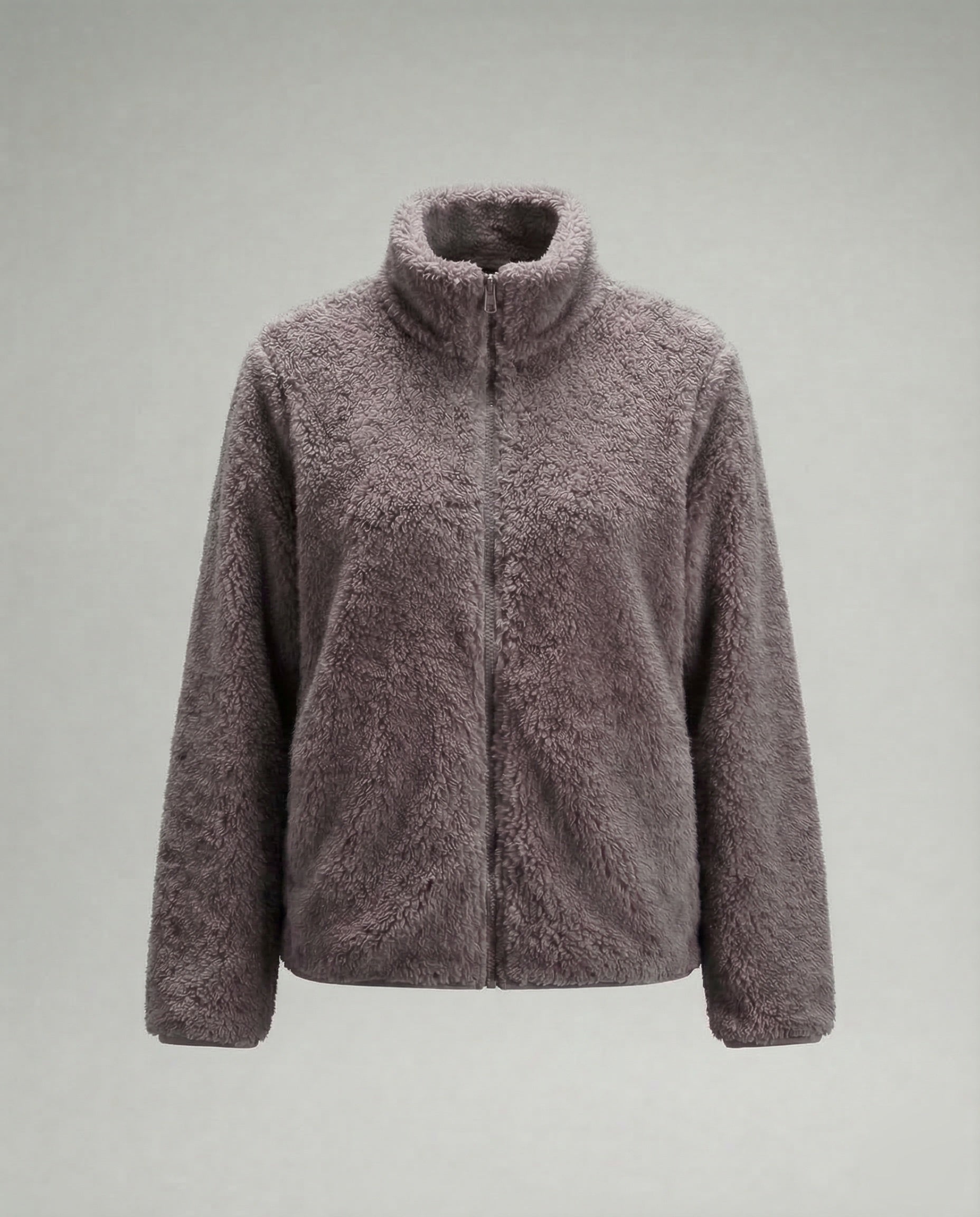 Damen Plüsch-Fleecejacke | Flauschige Übergangsjacke 11