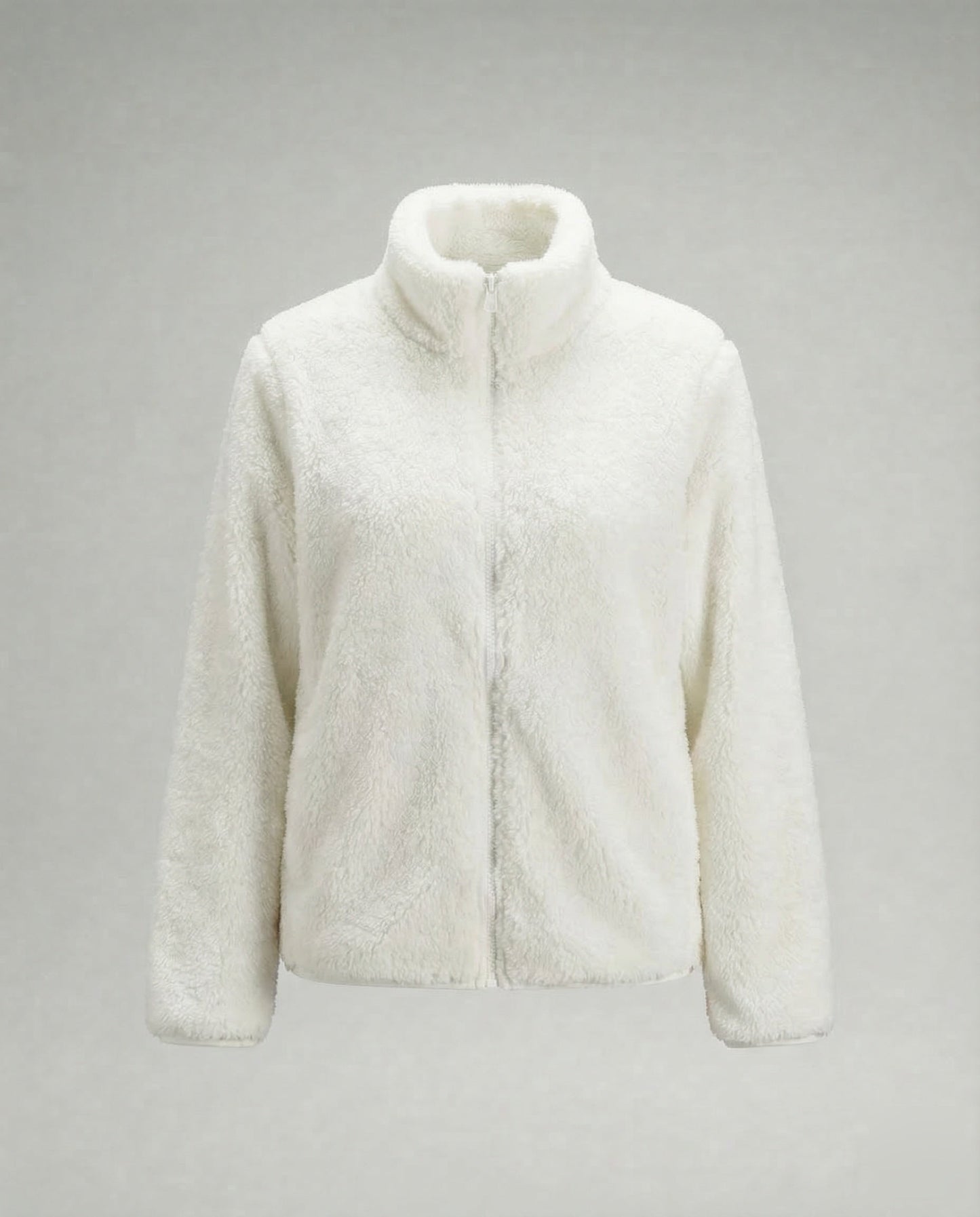 Damen Plüsch-Fleecejacke | Flauschige Übergangsjacke 5