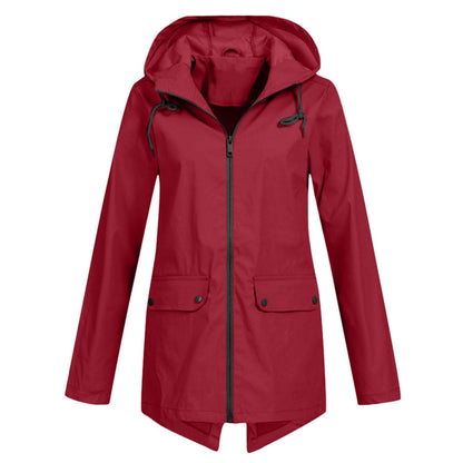 Damen Regenjacke Atmungsaktiv | Wasserdichte Regenjacke 10