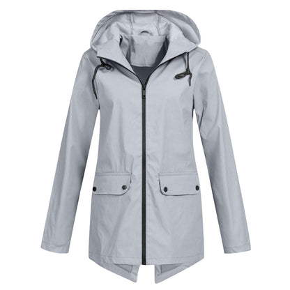 Damen Regenjacke Atmungsaktiv | Wasserdichte Regenjacke 12