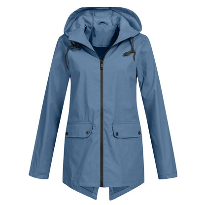 Damen Regenjacke Atmungsaktiv | Wasserdichte Regenjacke 9