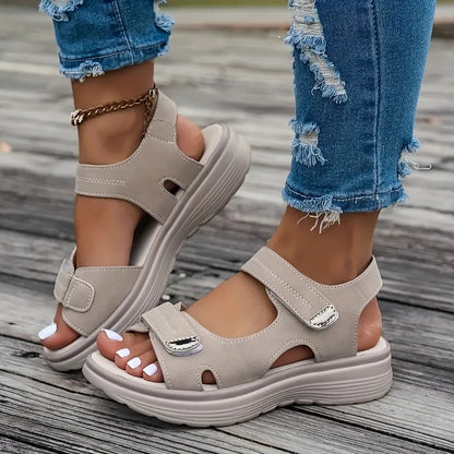 Damen Sandalen | Sommerliche Plattform-Sandalen für Reisen 0