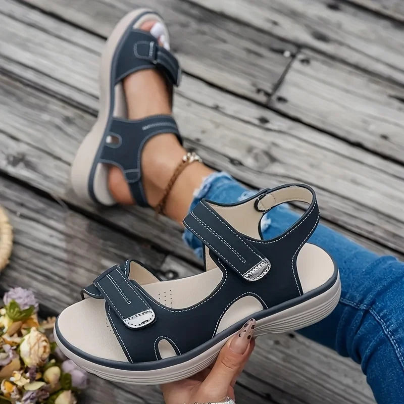 Damen Sandalen | Sommerliche Plattform-Sandalen für Reisen 2
