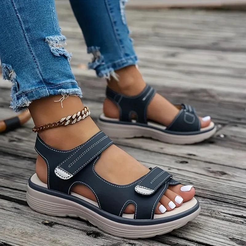 Damen Sandalen | Sommerliche Plattform-Sandalen für Reisen 4