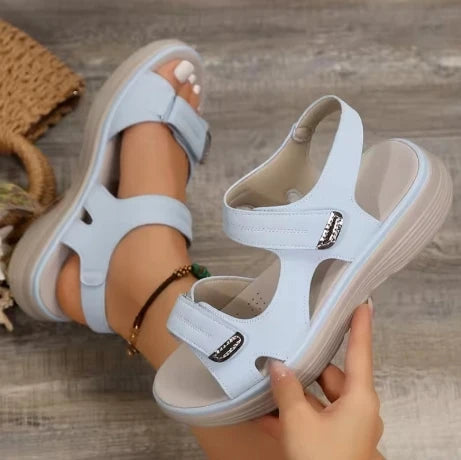 Damen Sandalen | Sommerliche Plattform-Sandalen für Reisen 7