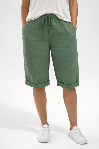 Damen Shorts Weite Passform Elastischer Bund Sommer 2