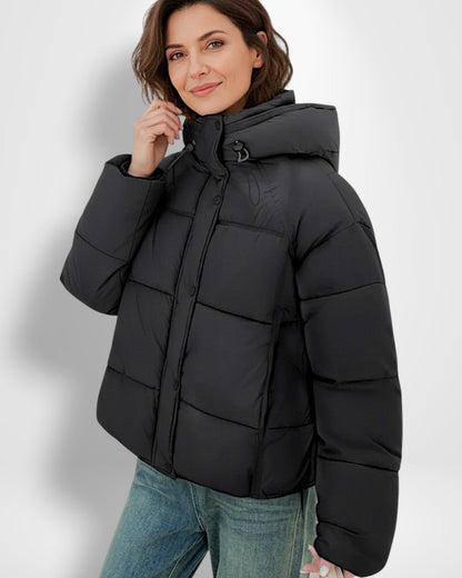 Damen Steppjacke Kurz mit Kapuze | Jacke Damen 0