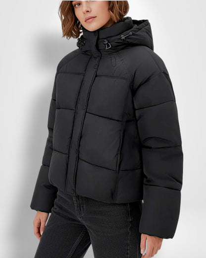 Damen Steppjacke Kurz mit Kapuze | Jacke Damen 1