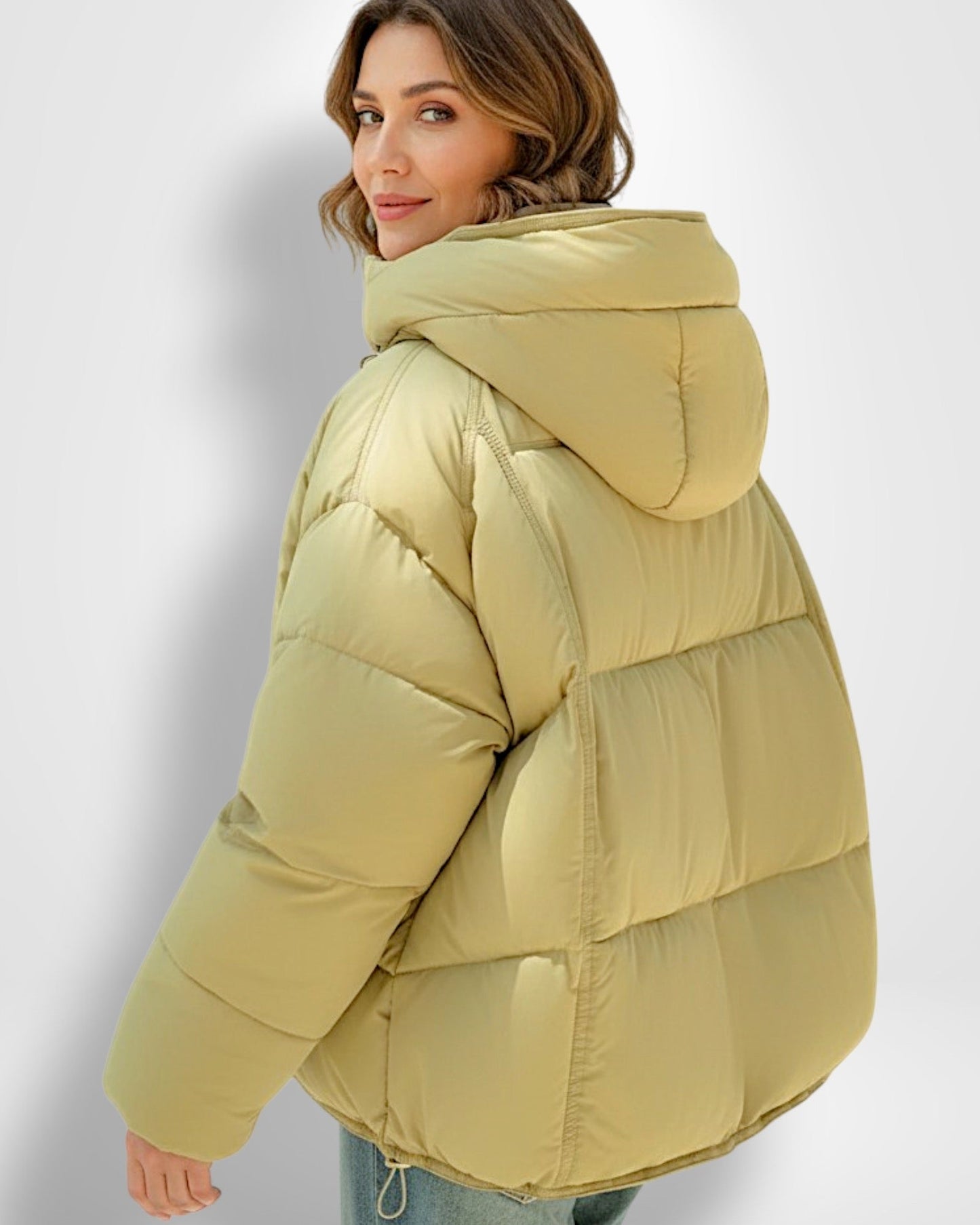 Damen Steppjacke Kurz mit Kapuze | Jacke Damen 4