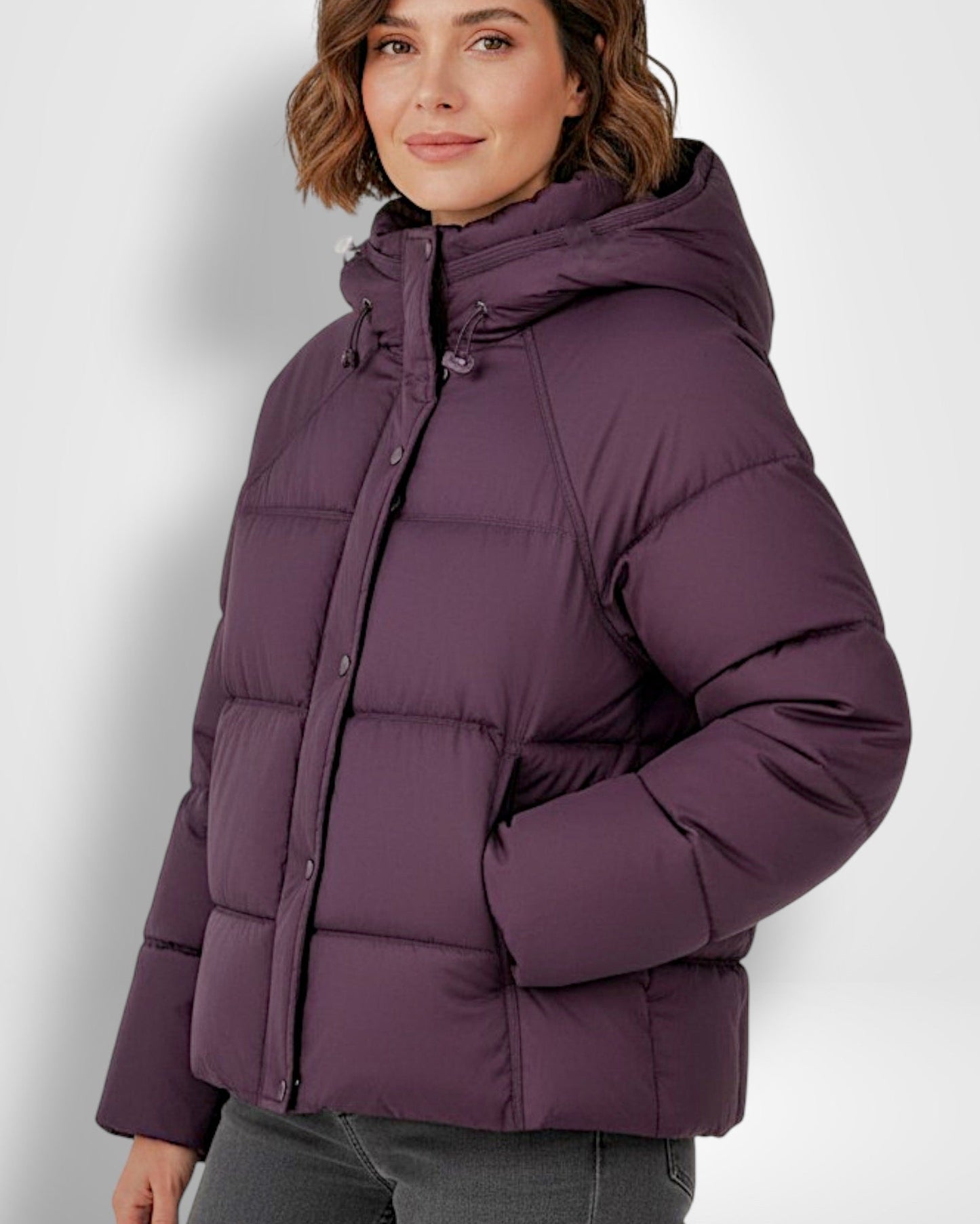 Damen Steppjacke Kurz mit Kapuze | Jacke Damen 6