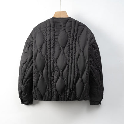 Damen Steppjacke mit Knopfverschluss | Warme Winterjacke 1
