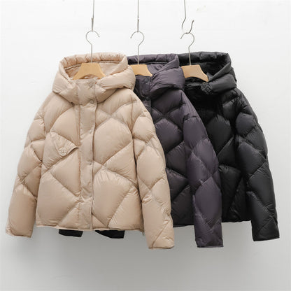 Damen Steppjacke mit abnehmbarer Kapuze | Winterjacke 1