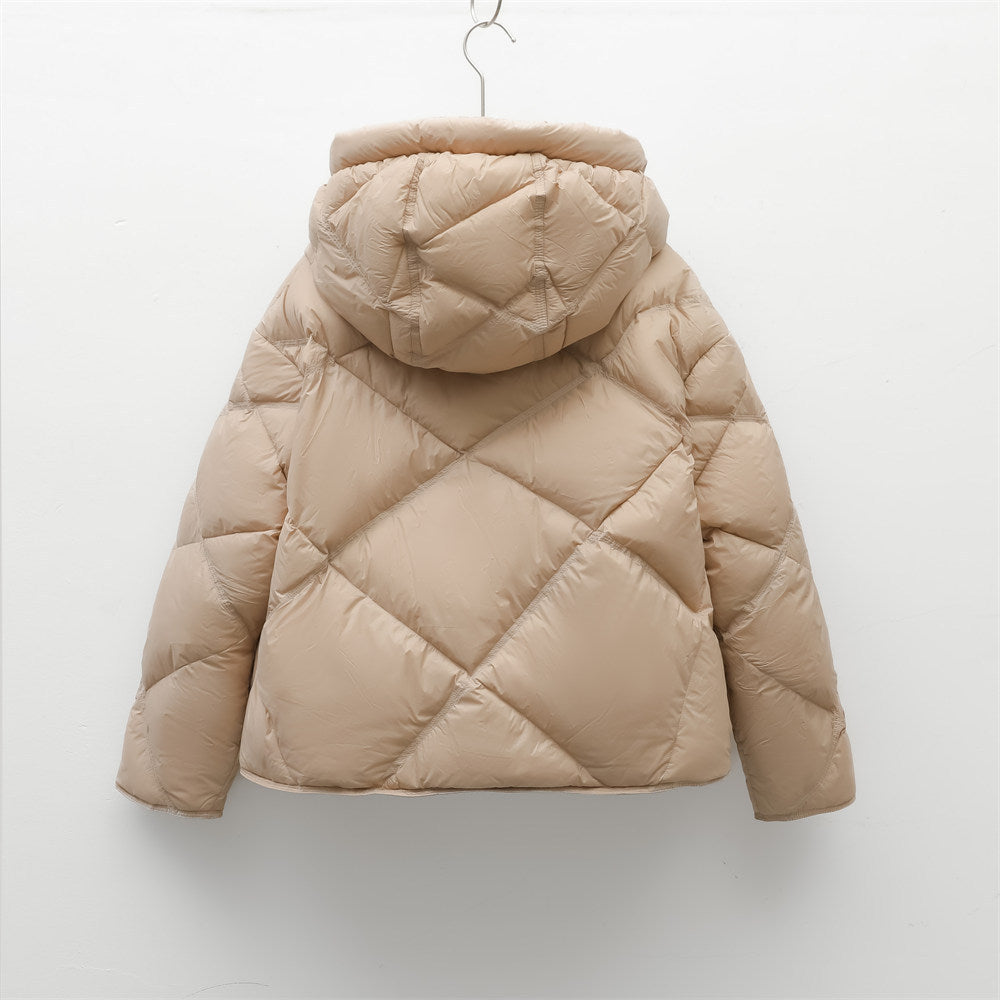 Damen Steppjacke mit abnehmbarer Kapuze | Winterjacke 2