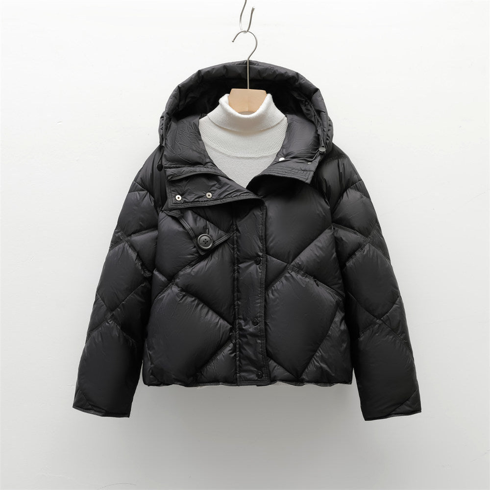 Damen Steppjacke mit abnehmbarer Kapuze | Winterjacke 4